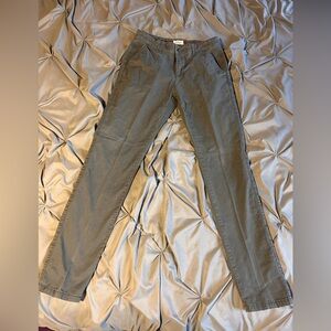 Brooksfield Mens Pants SZ 32 Gray Torino Italian Design Stretch